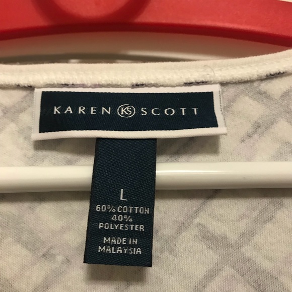 Karen Scott Large long sleeve blouse - Picture 2 of 2